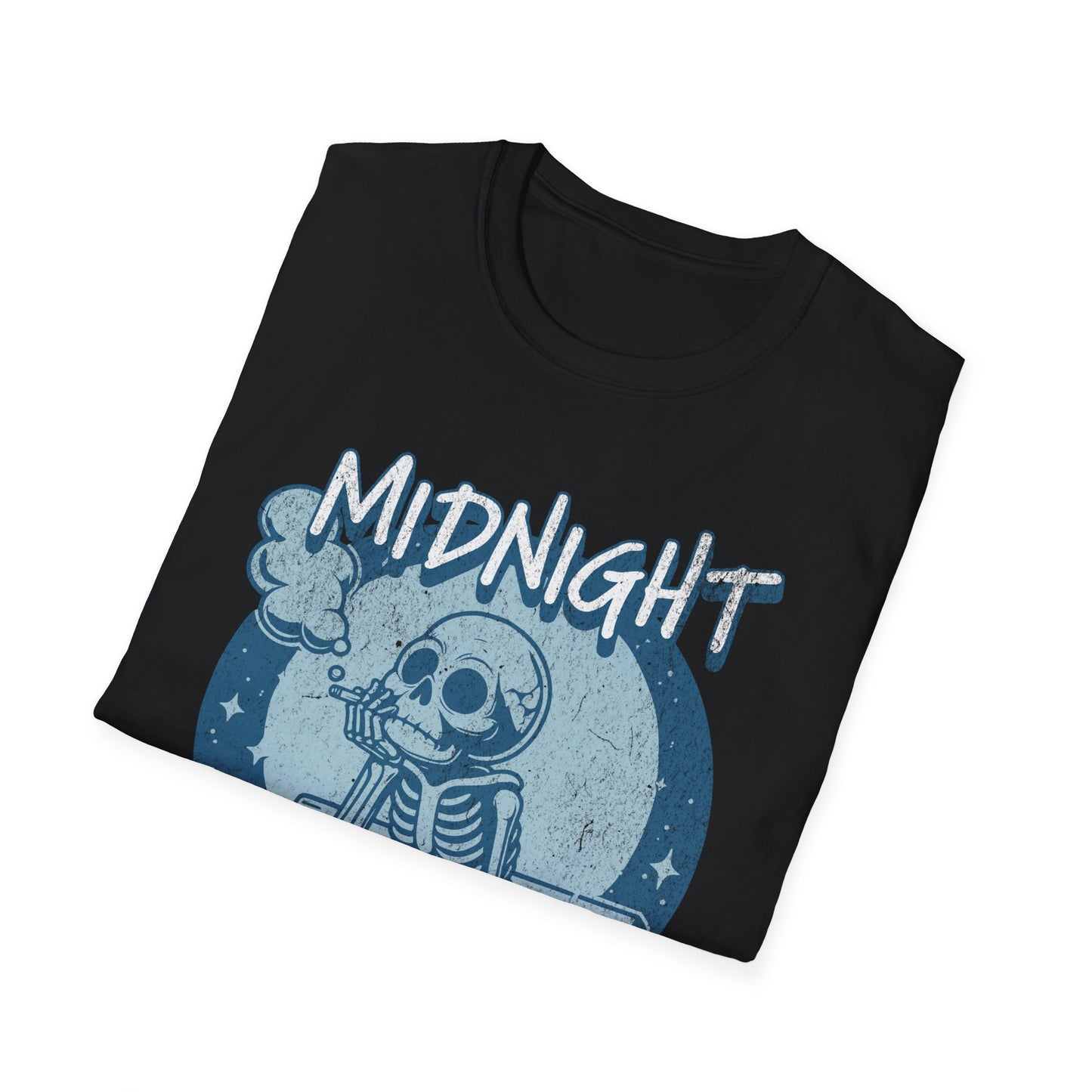 Midnight Toker Skeleton T-Shirt