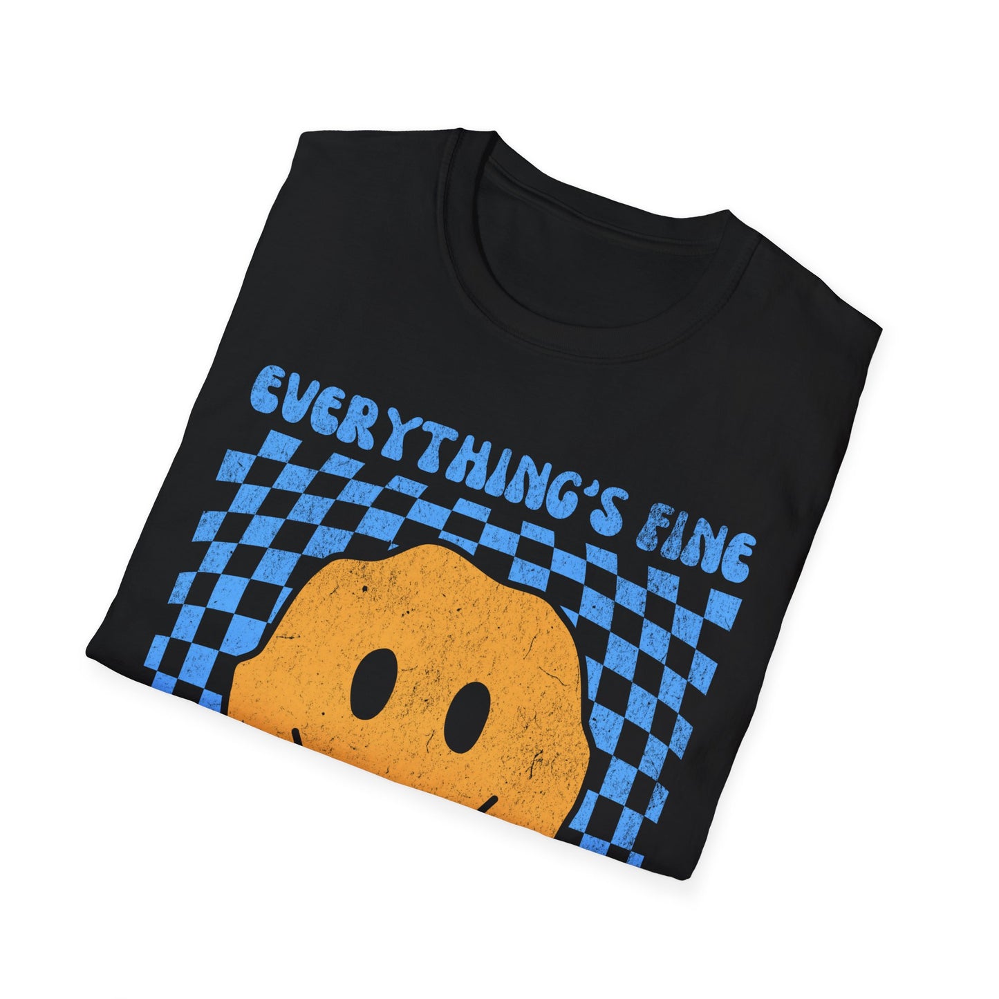 Everything's Fine Smiley Face T-Shirt