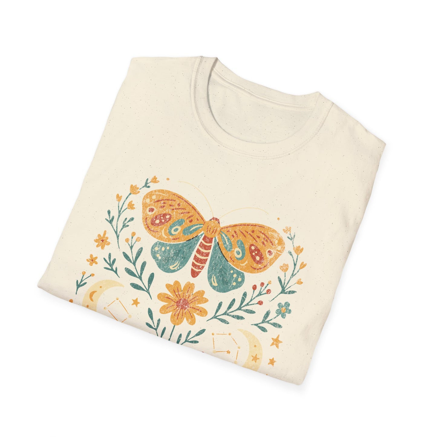 Boho Moth Design T-Shirt