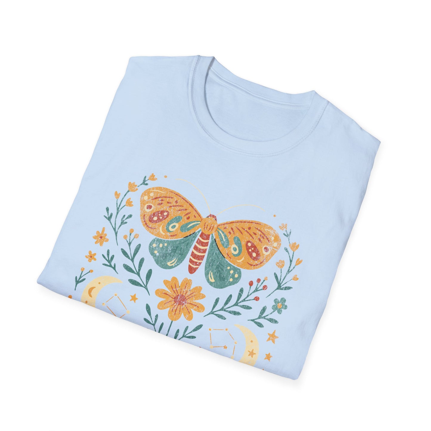 Boho Moth Design T-Shirt