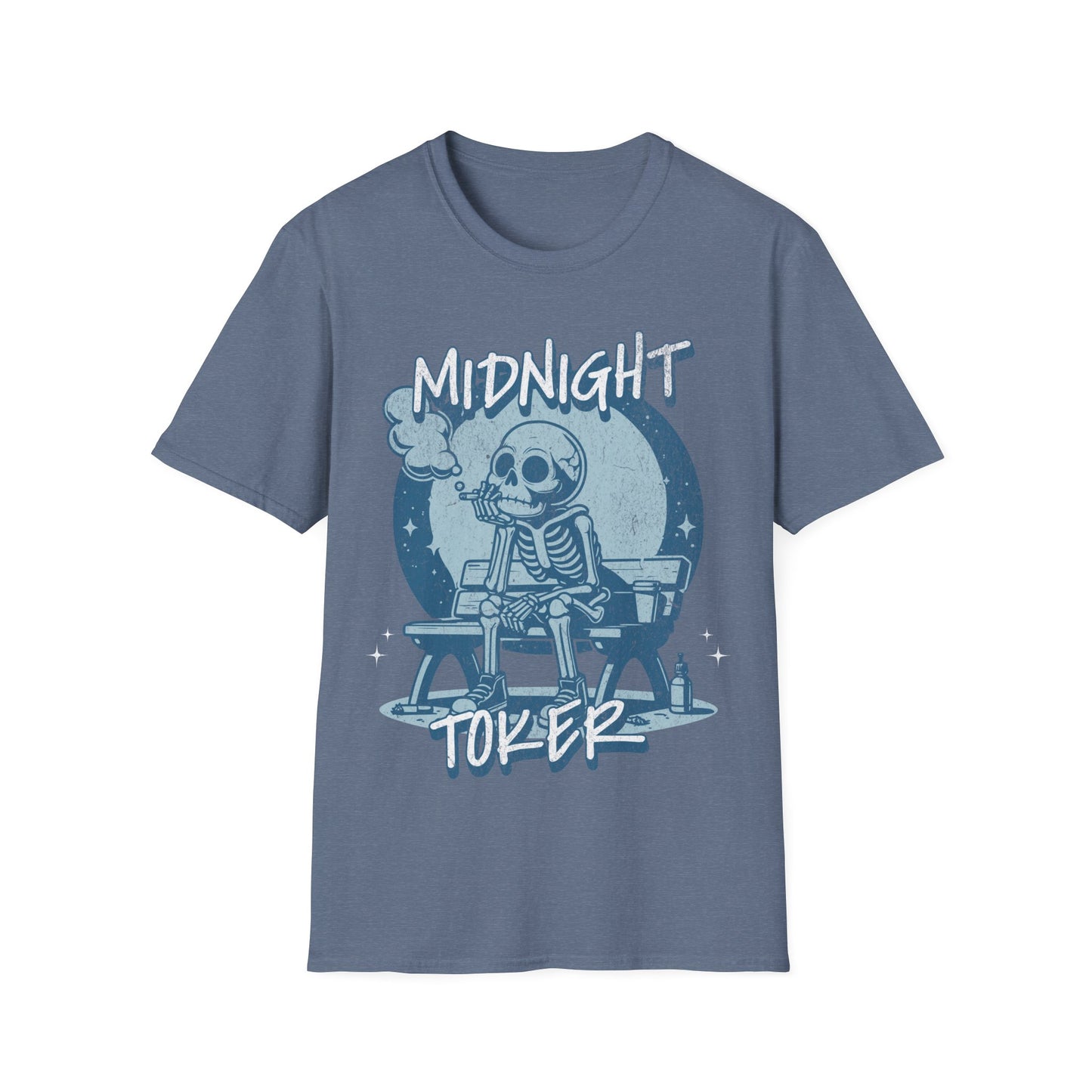 Midnight Toker Skeleton T-Shirt