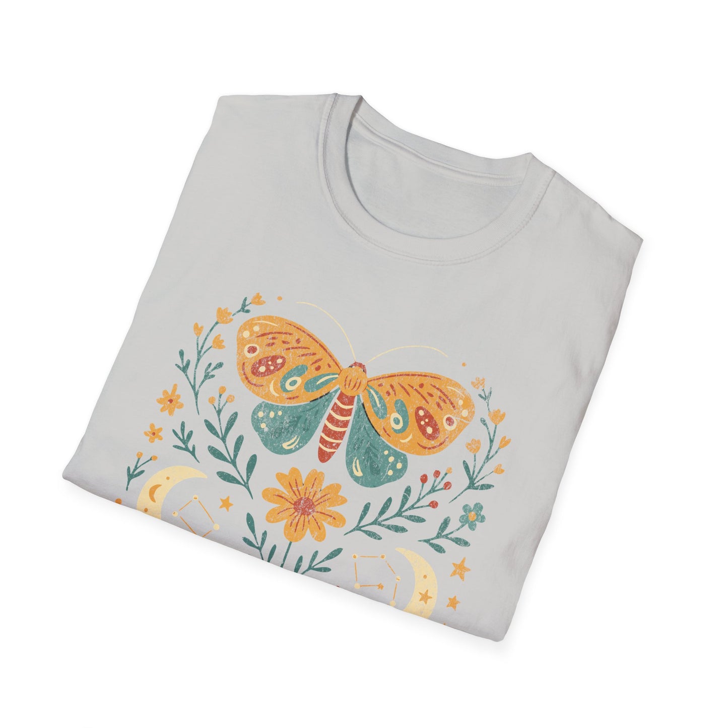 Boho Moth Design T-Shirt