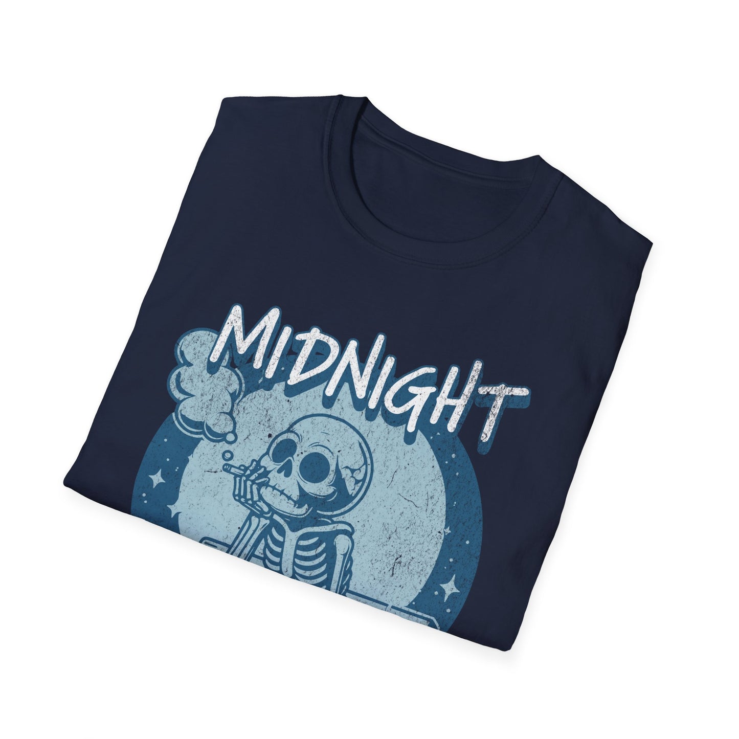 Midnight Toker Skeleton T-Shirt