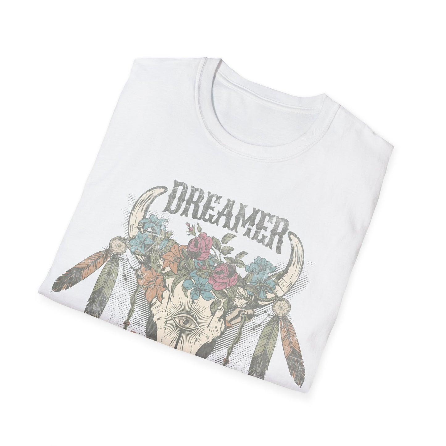 Dreamer cow skull T-Shirt