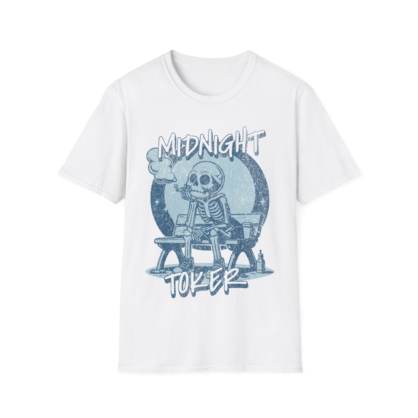 Midnight Toker Skeleton T-Shirt