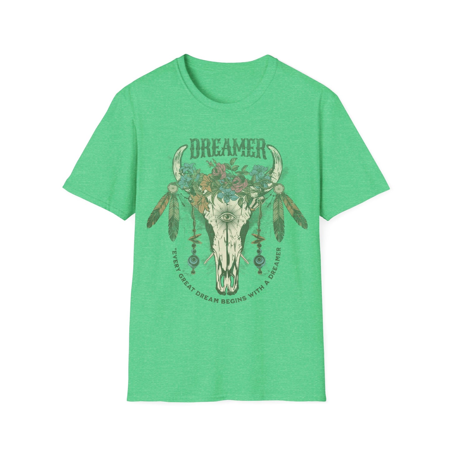 Dreamer cow skull T-Shirt
