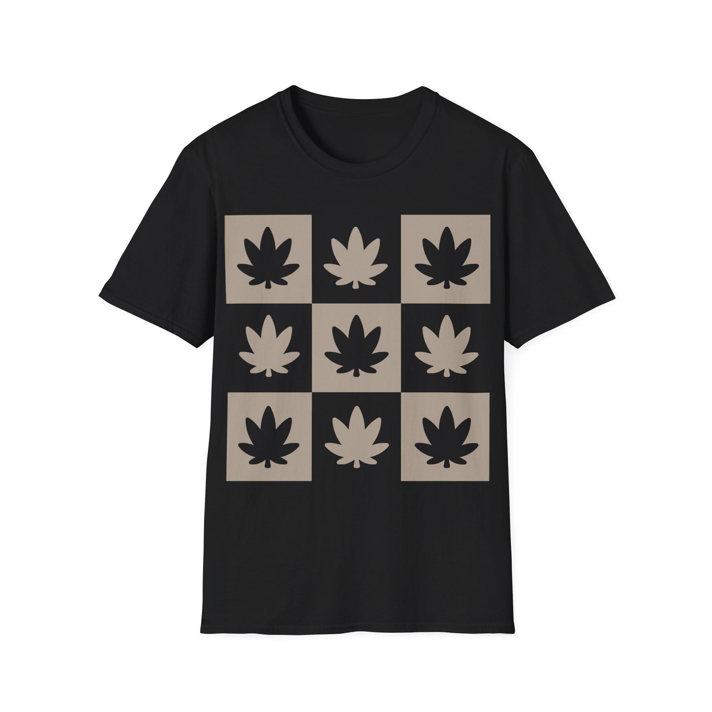 Checkered Flowers T-Shirt