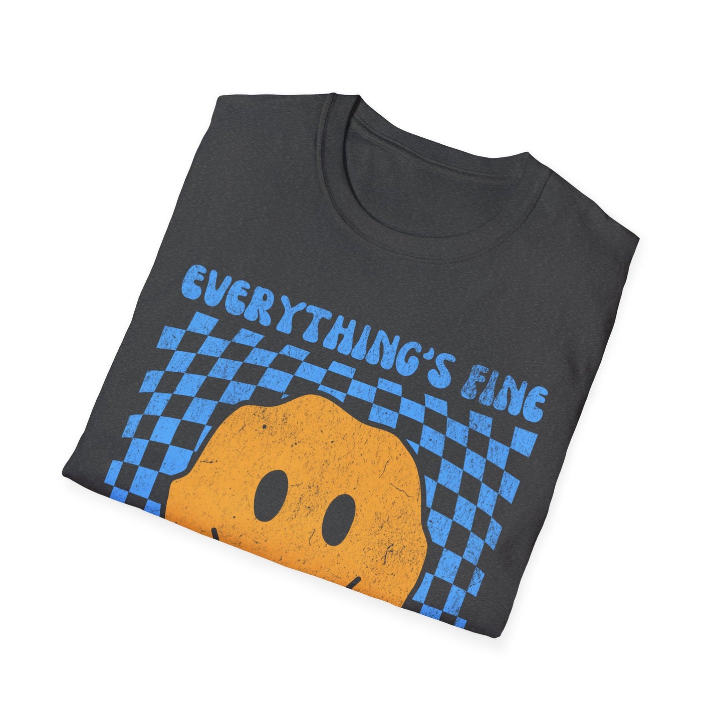 Everything's Fine Smiley Face T-Shirt
