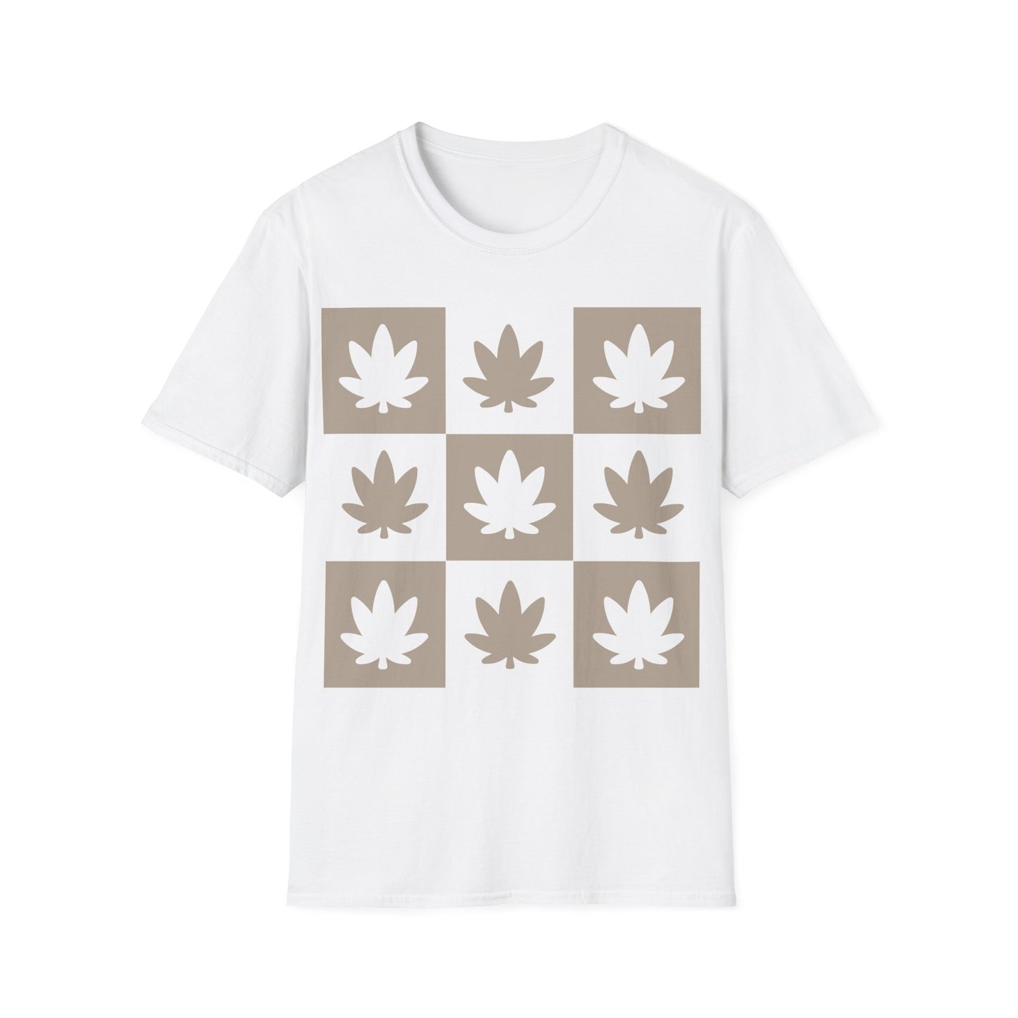 Checkered Flowers T-Shirt