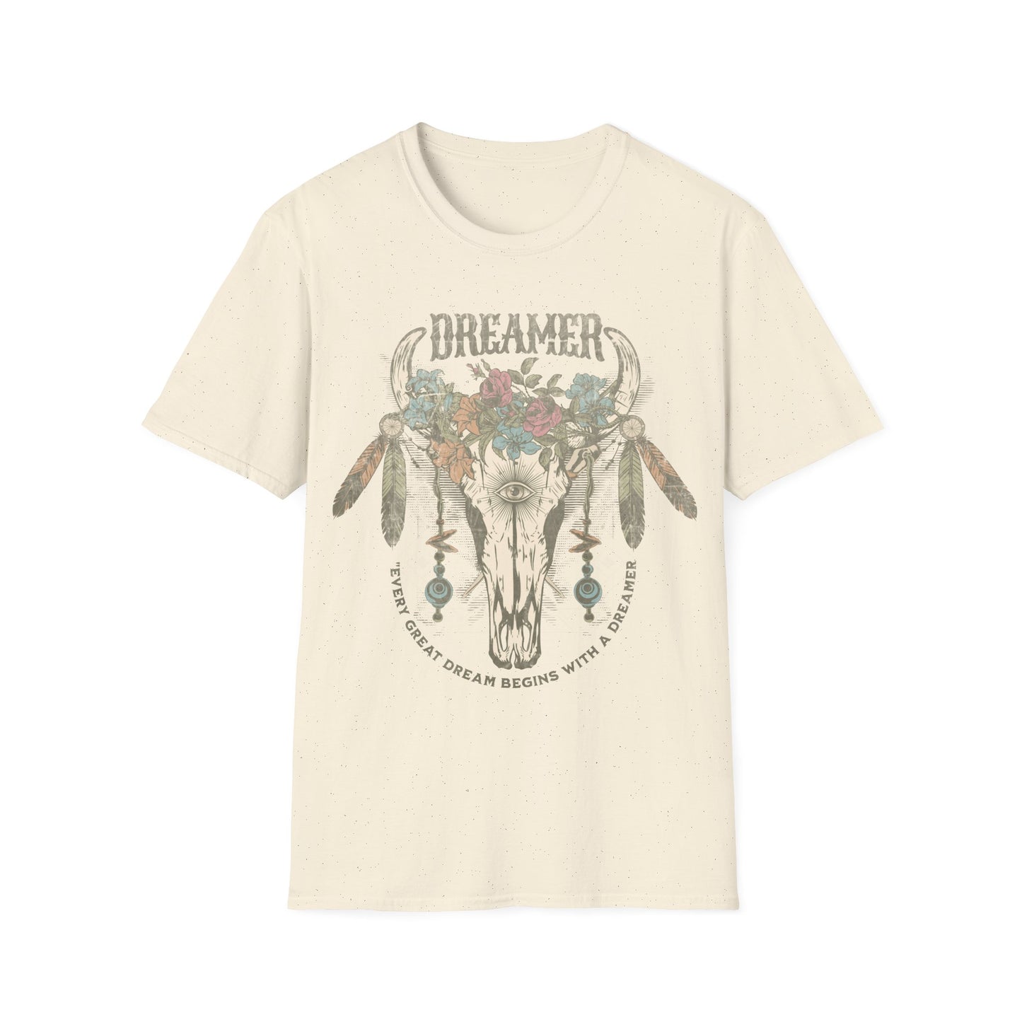 Dreamer cow skull T-Shirt