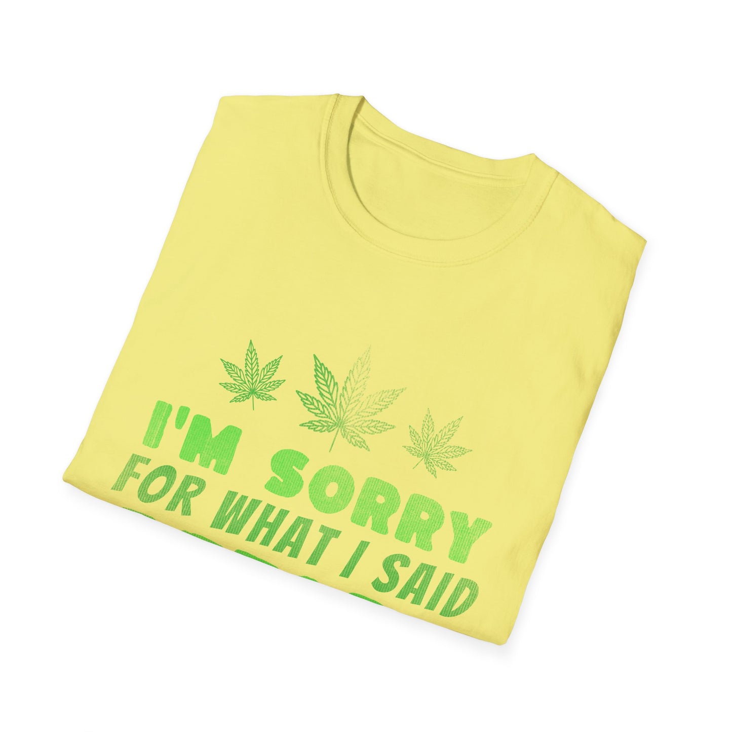 Sorry For What I Said T-Shirt