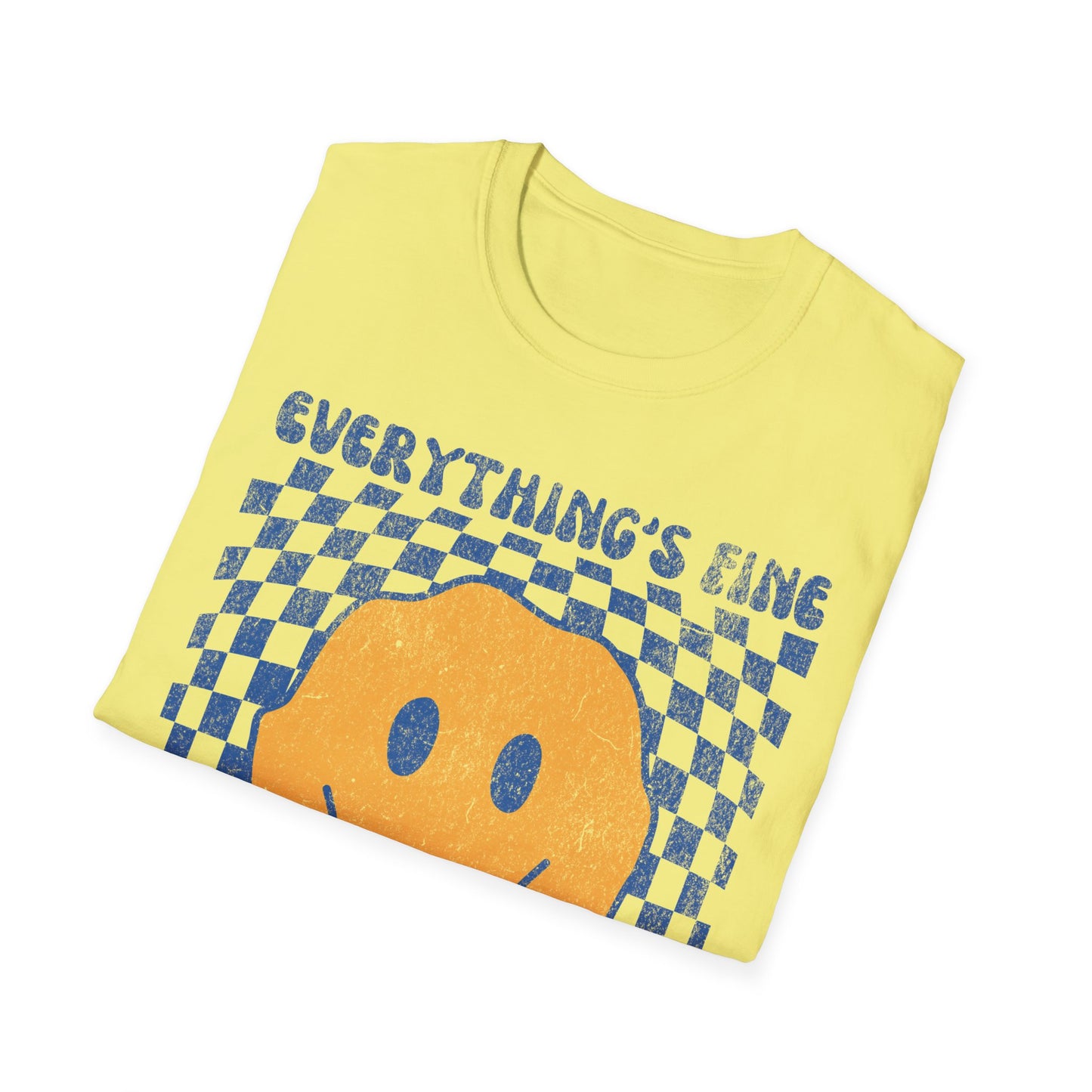 Everything's Fine Smiley Face T-Shirt