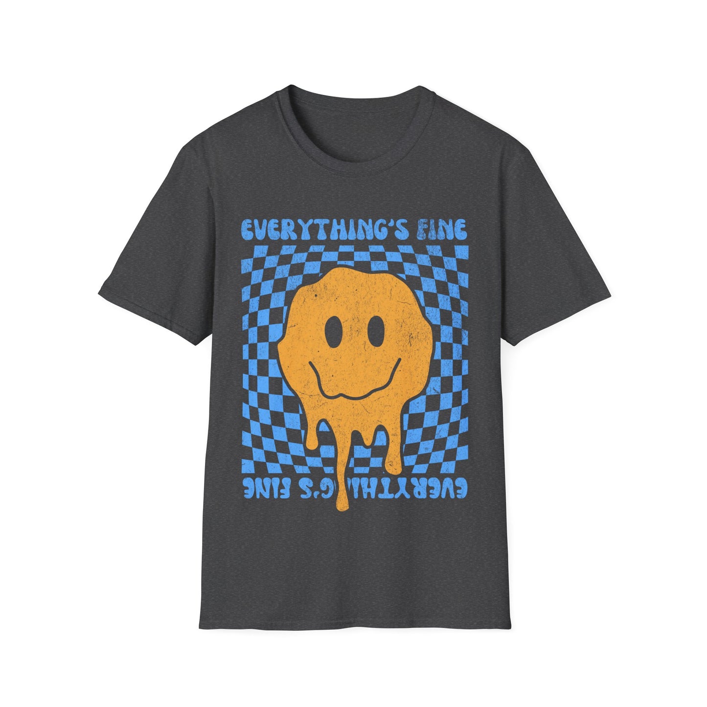 Everything's Fine Smiley Face T-Shirt