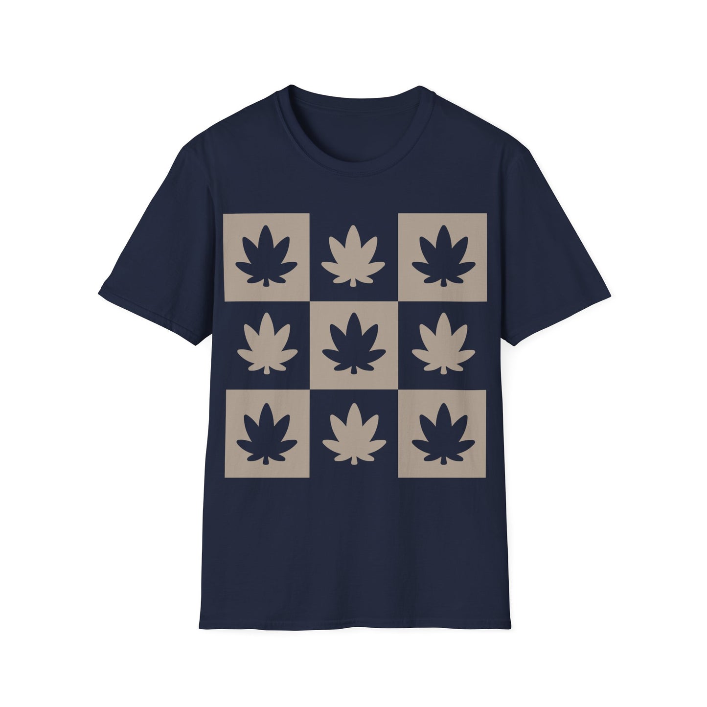 Checkered Flowers T-Shirt