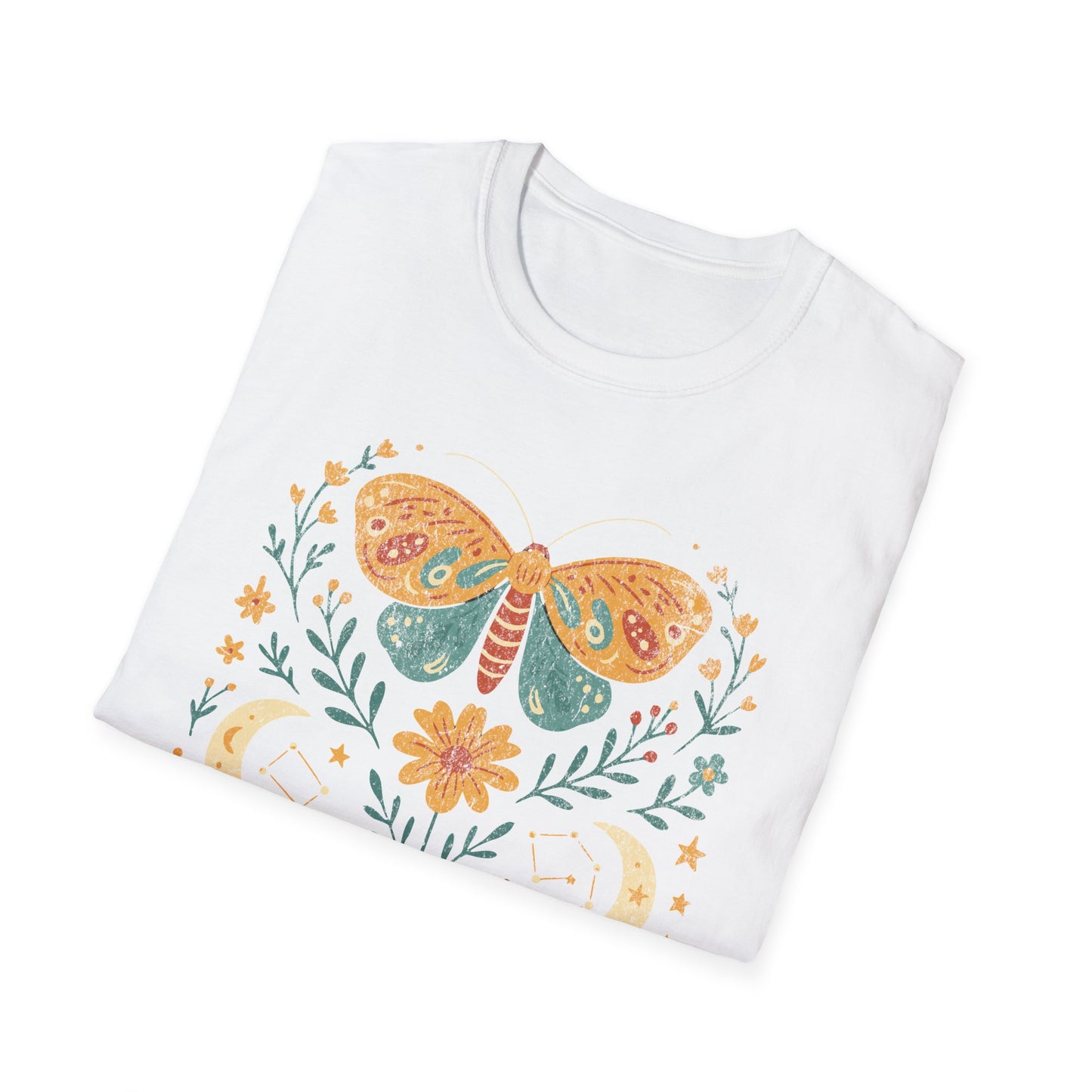 Boho Moth Design T-Shirt