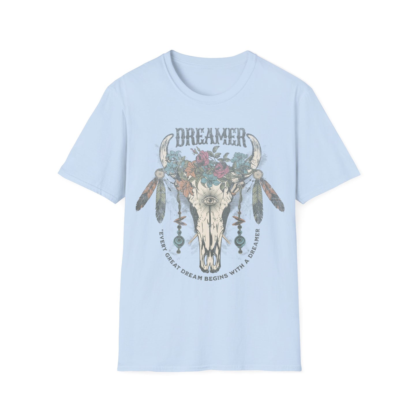 Dreamer cow skull T-Shirt