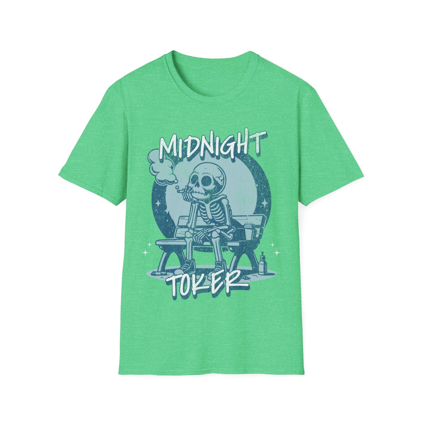 Midnight Toker Skeleton T-Shirt