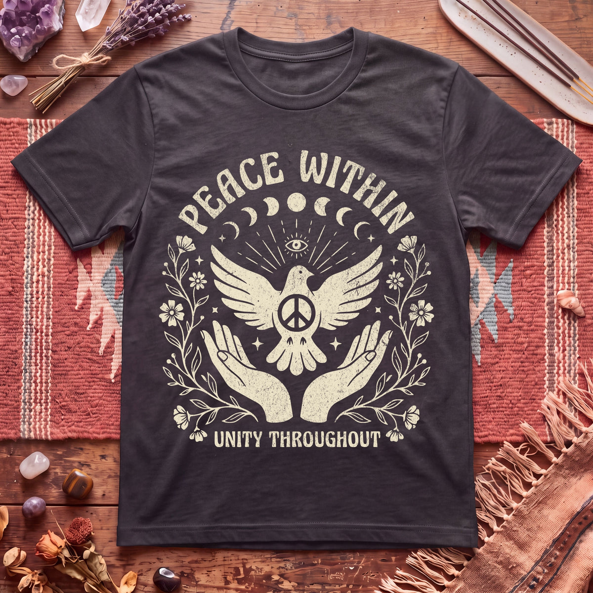 Peace Within Unity Throughout T-Shirt