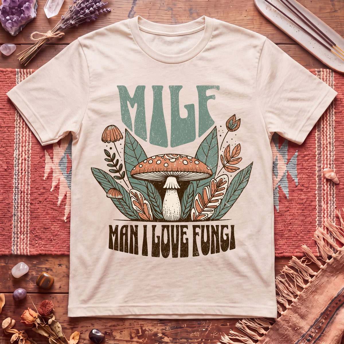 MILF Man i Love Mushrooms T-Shirt