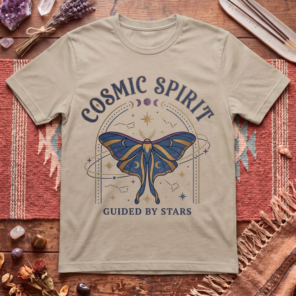 Cosmic Spirit Moth T-Shirt