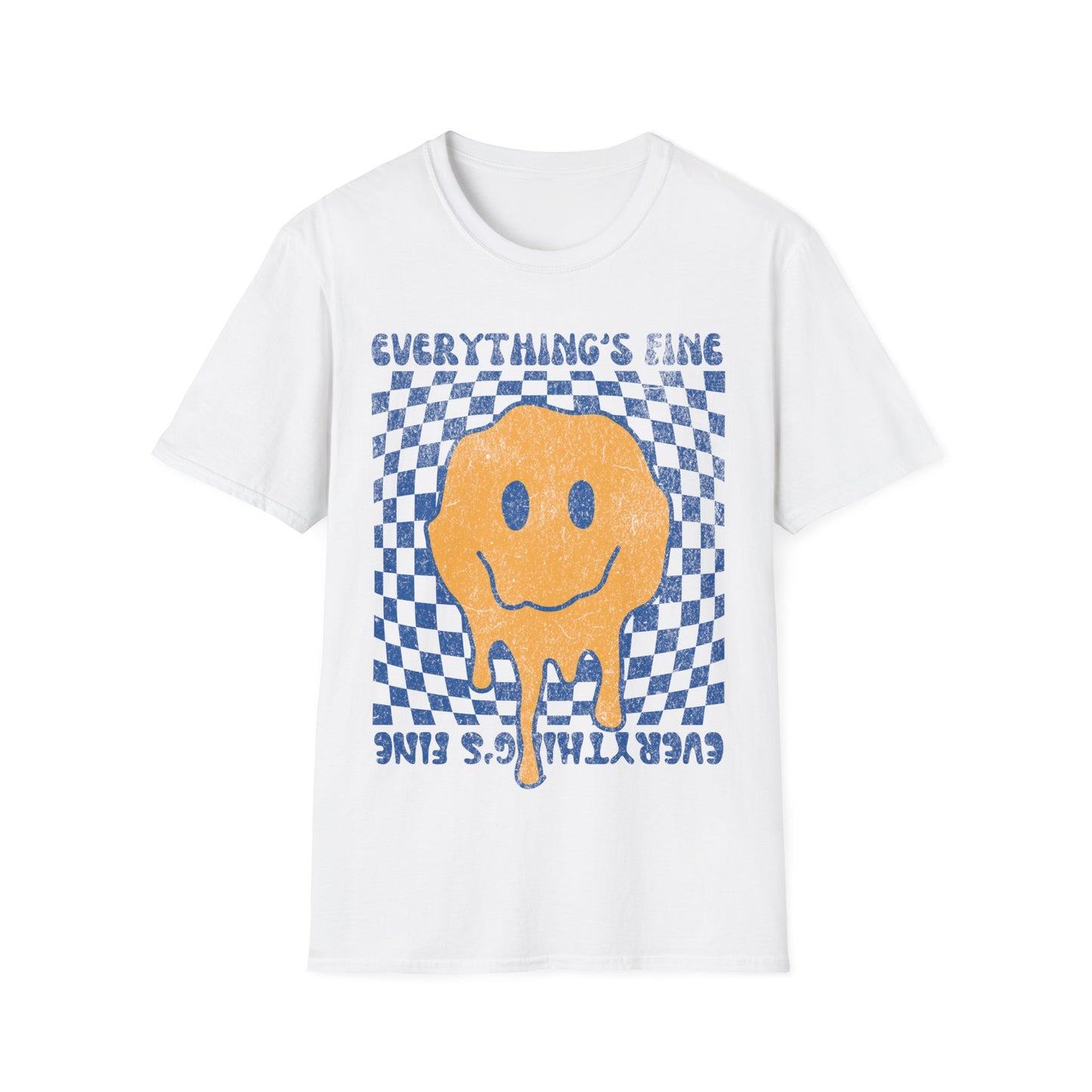Everything's Fine Smiley Face T-Shirt