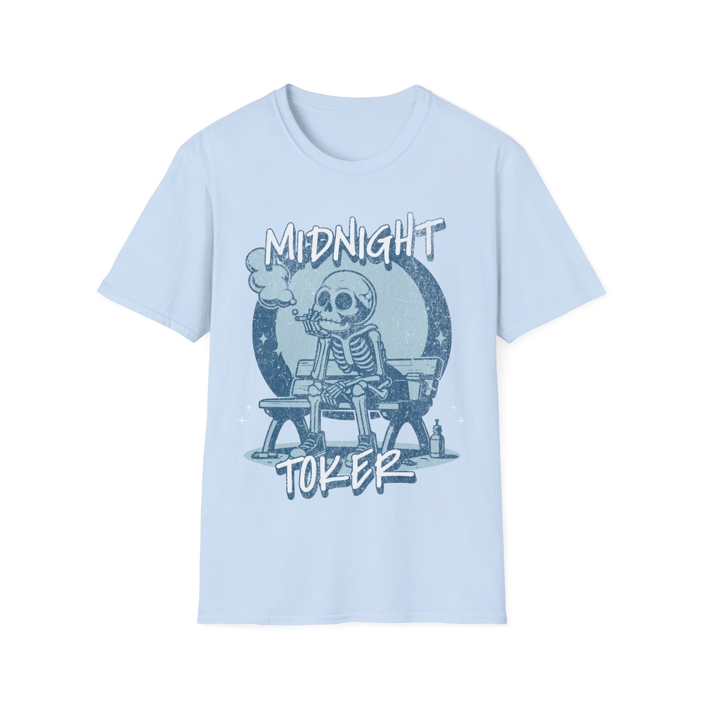 Midnight Toker Skeleton T-Shirt