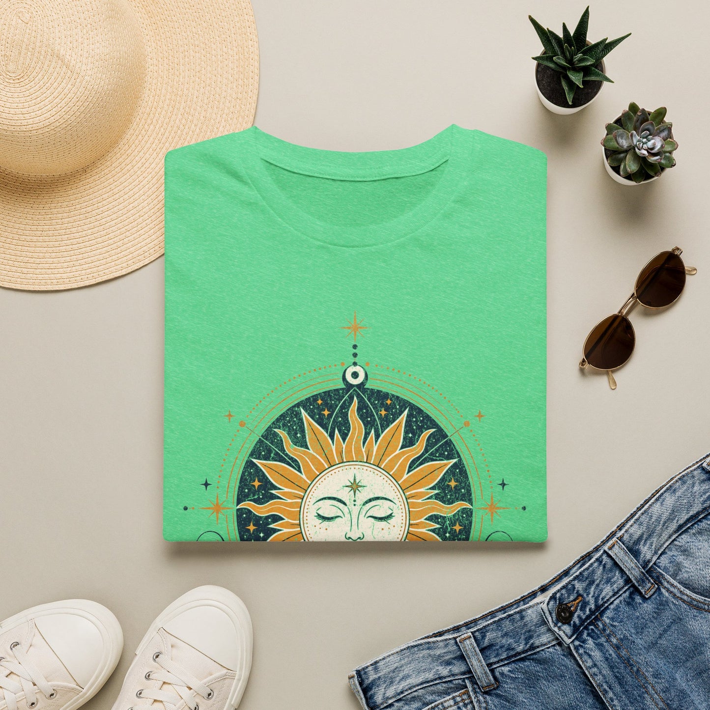 Sun Moon and stars T-Shirt