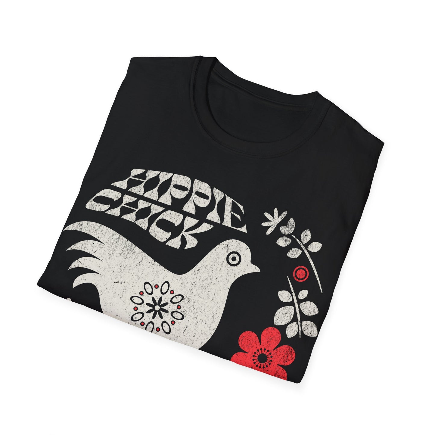 Hippie Chick Folk Art T-Shirt