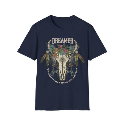 Dreamer cow skull T-Shirt
