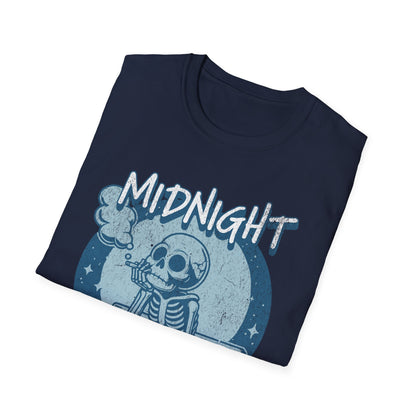 Midnight Toker Skeleton T-Shirt