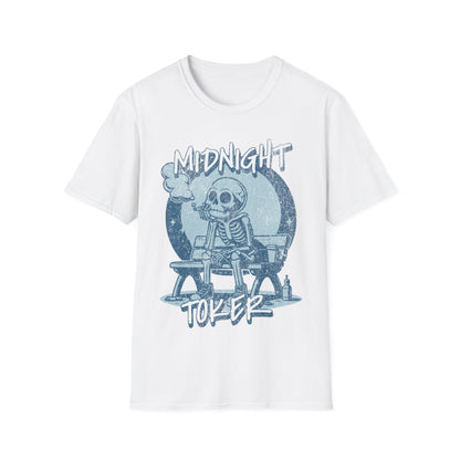 Midnight Toker Skeleton T-Shirt