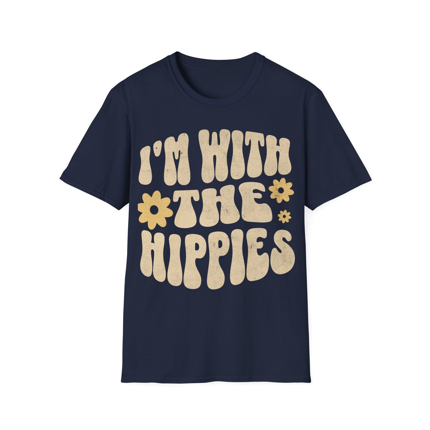 With The Hippies  T-Shirt