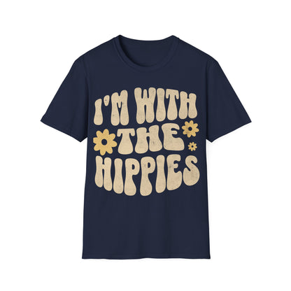 With The Hippies  T-Shirt