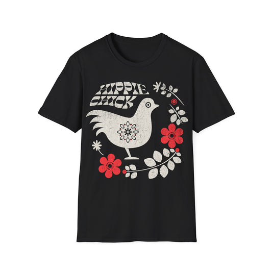 Hippie Chick Folk Art T-Shirt