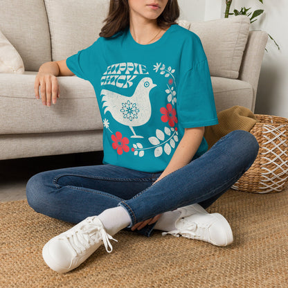 Hippie Chick Folk Art T-Shirt