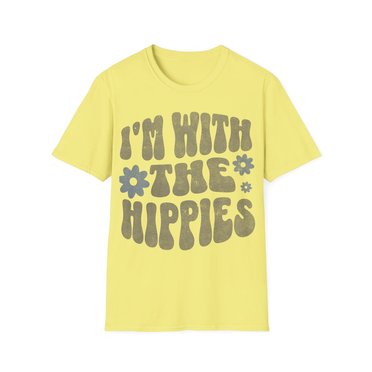 With The Hippies  T-Shirt