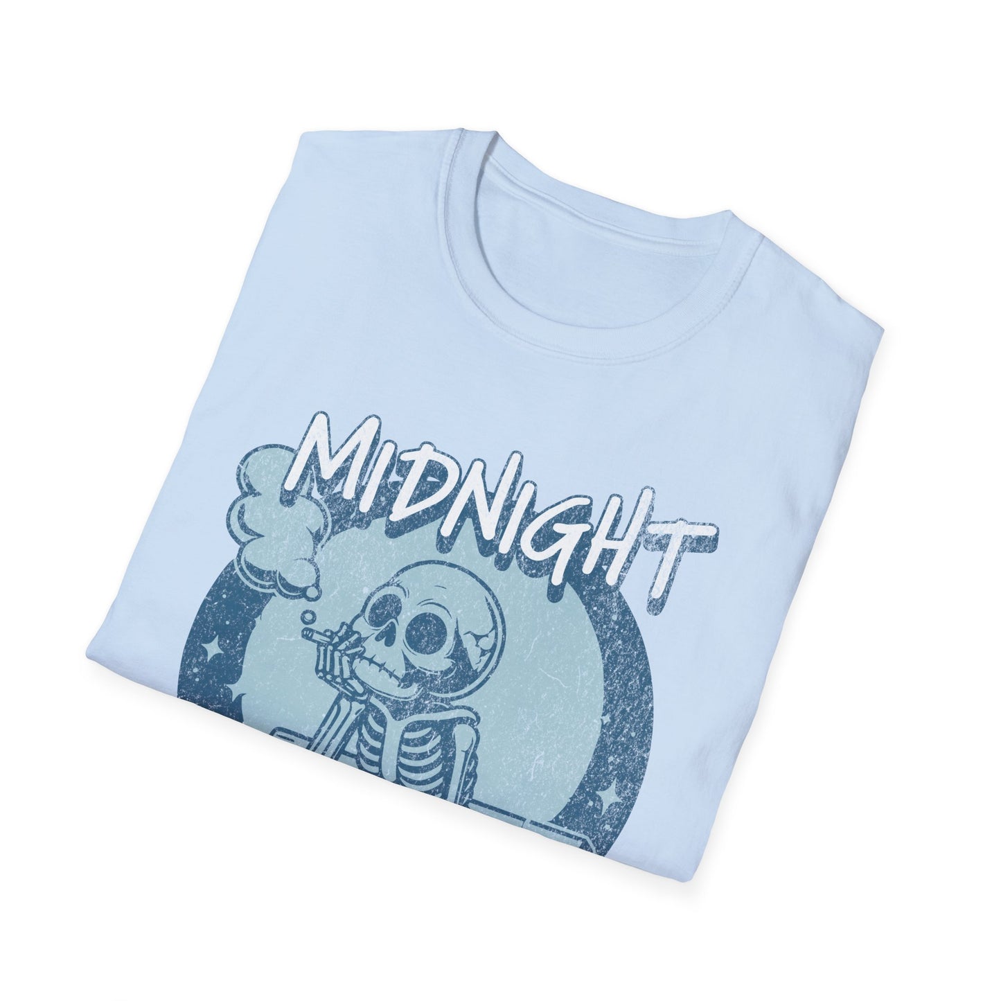 Midnight Toker Skeleton T-Shirt