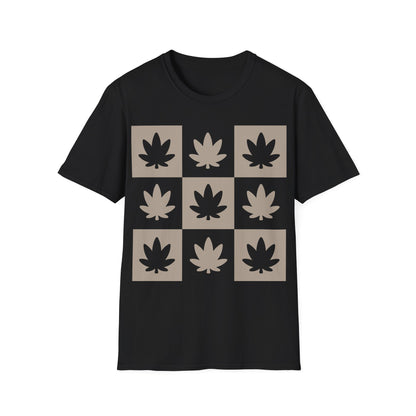 Checkered Flowers T-Shirt