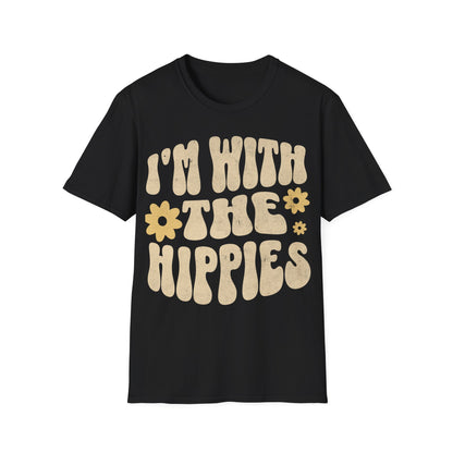 With The Hippies  T-Shirt