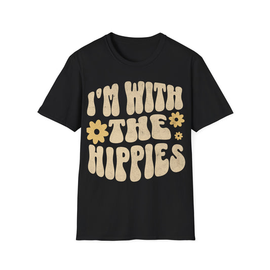 With The Hippies  T-Shirt