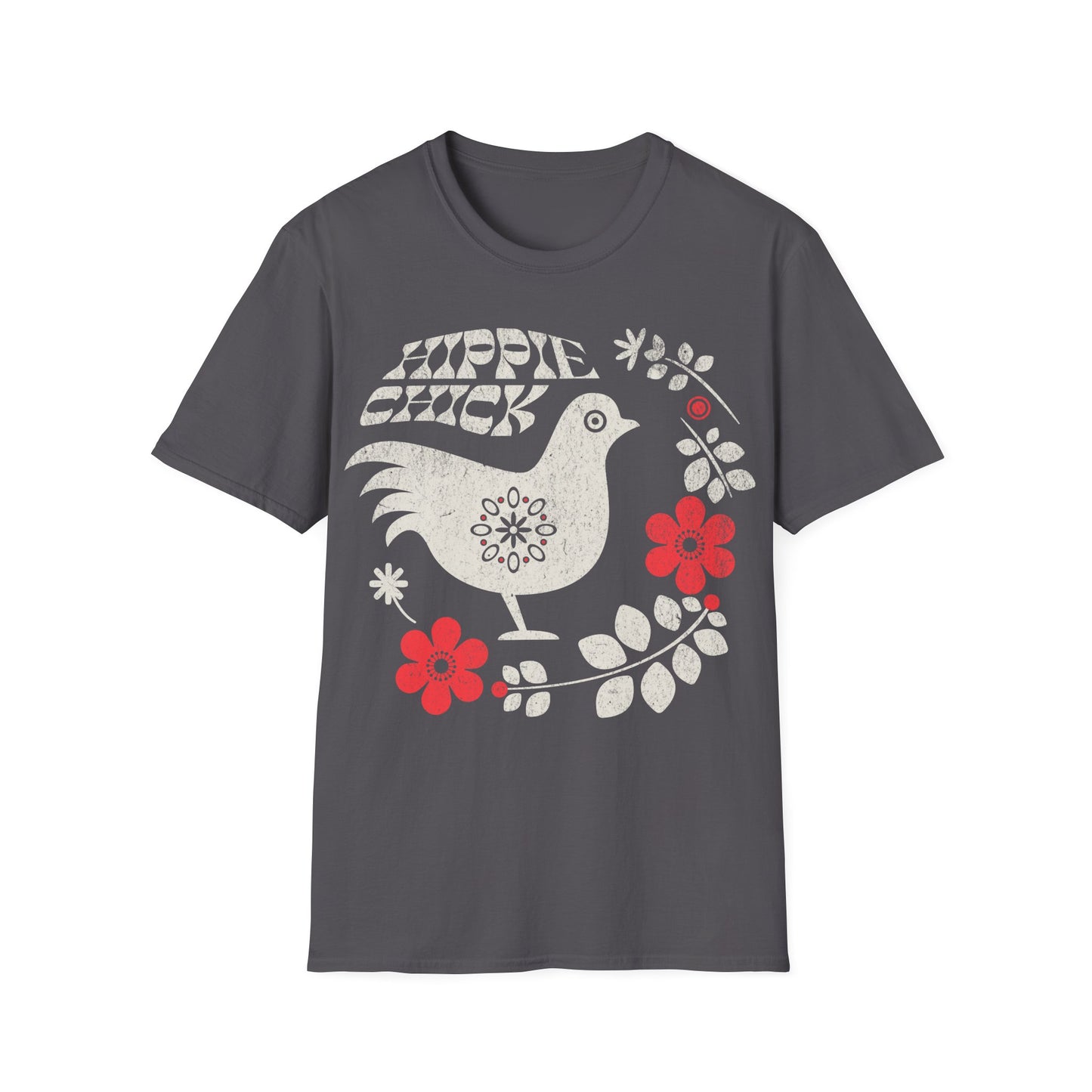 Hippie Chick Folk Art T-Shirt