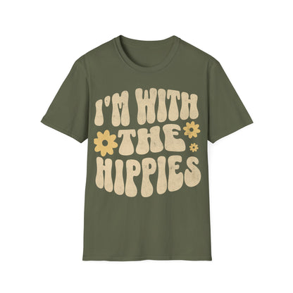 With The Hippies  T-Shirt