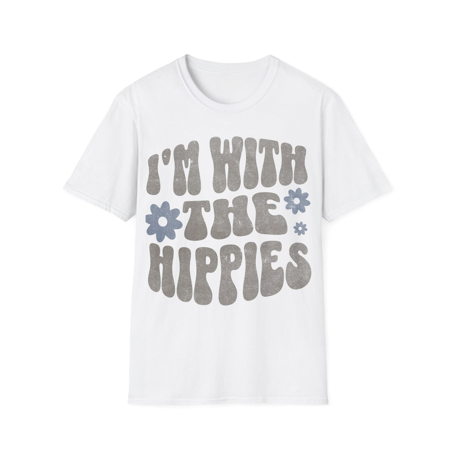 With The Hippies  T-Shirt
