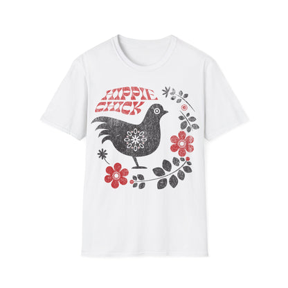 Hippie Chick Folk Art T-Shirt