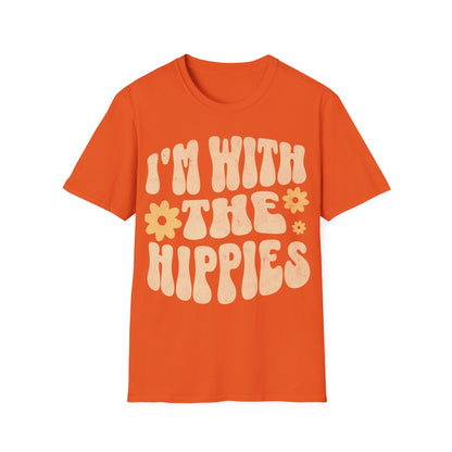 With The Hippies  T-Shirt