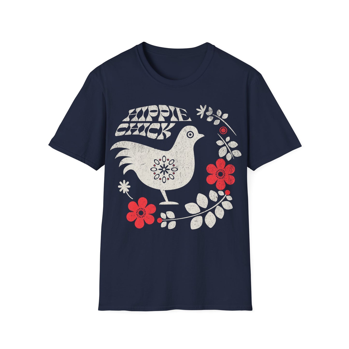 Hippie Chick Folk Art T-Shirt