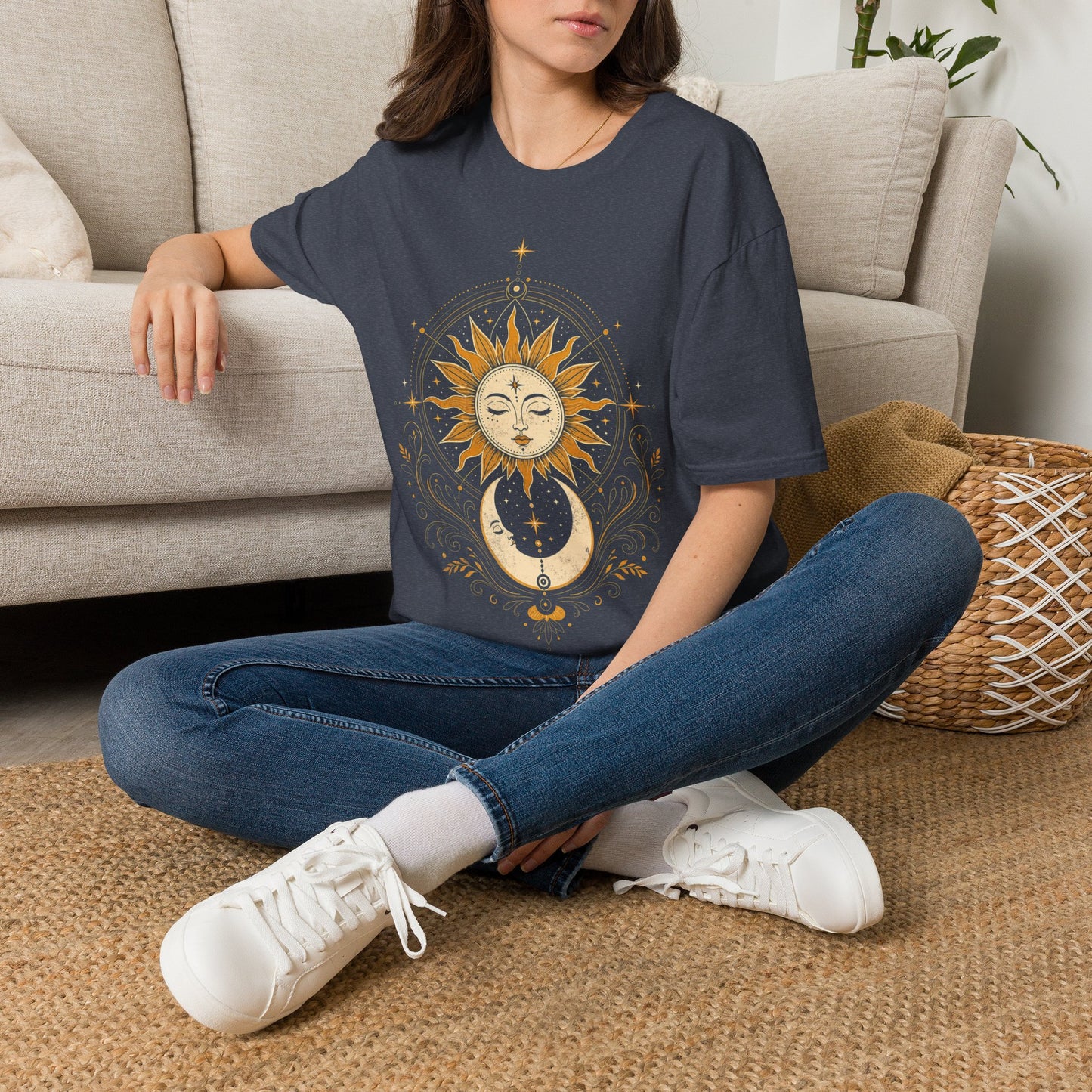 Sun Moon and stars T-Shirt