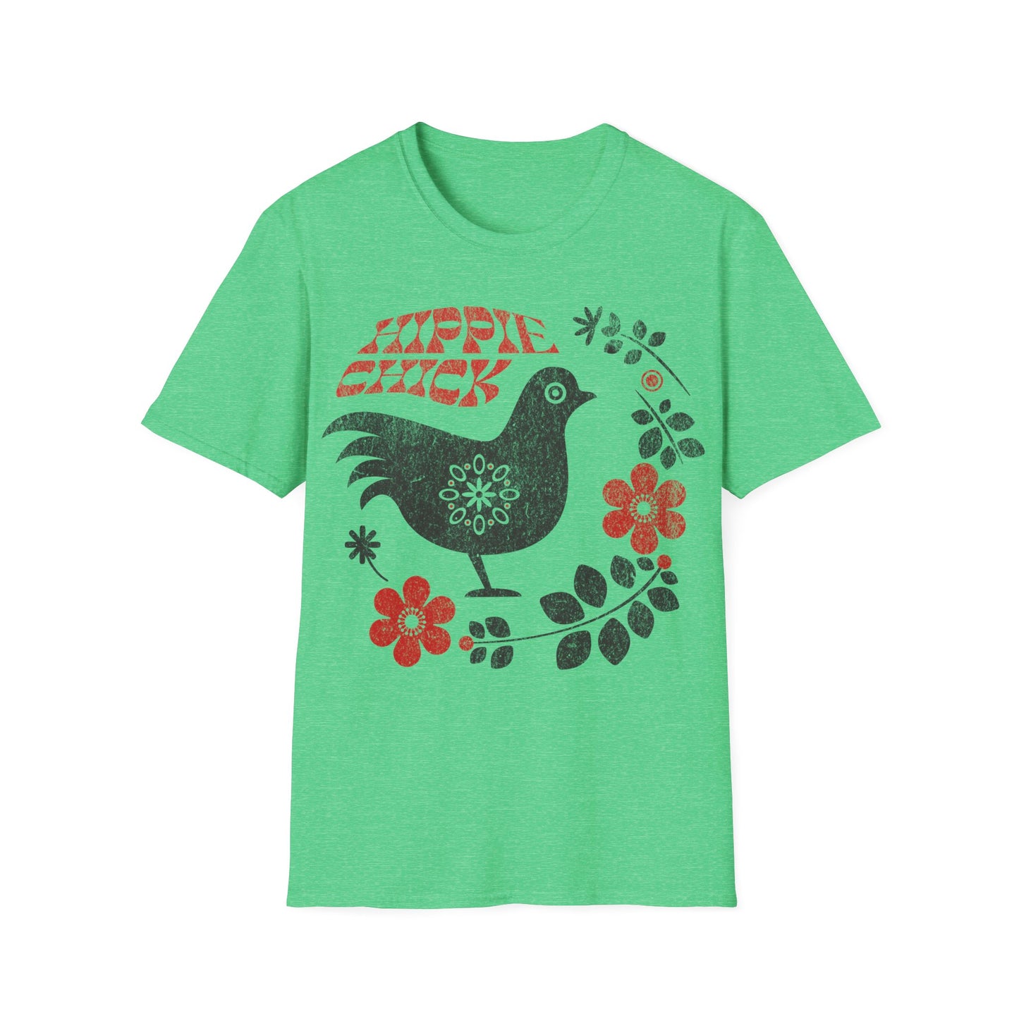 Hippie Chick Folk Art T-Shirt