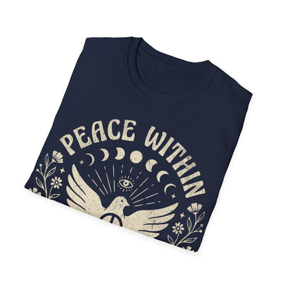 Peace Within Unity Throughout T-Shirt