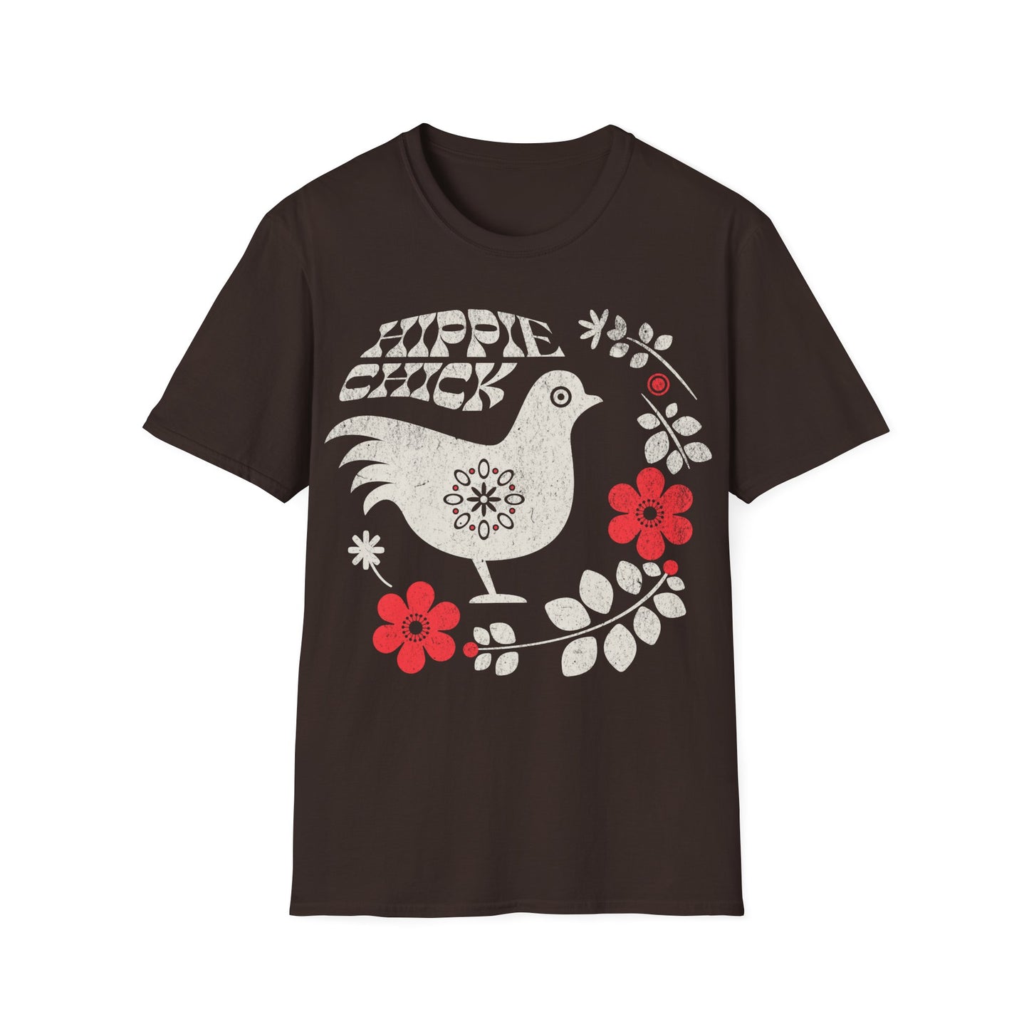 Hippie Chick Folk Art T-Shirt